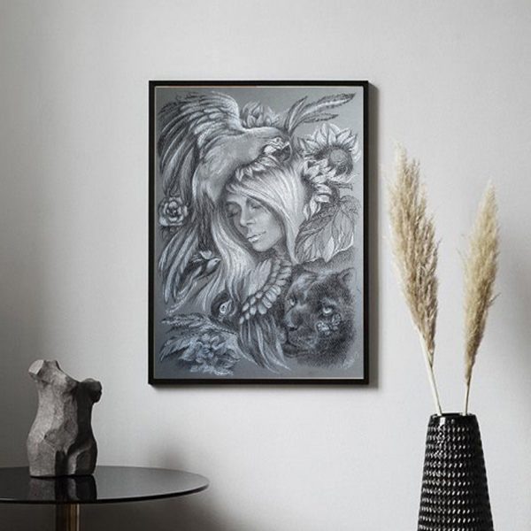 Kobieta ze zwierzętami